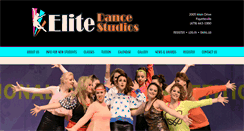 Desktop Screenshot of elitedancestudios.com